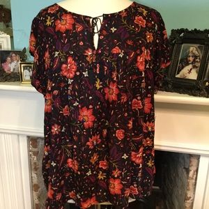 NWT Old Navy Boho SS Top SZ XXL (G-29)